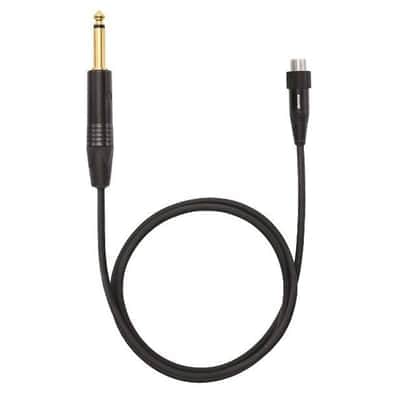 Shure WA305 Gold-plated Neutrik 1/4" Straight TS to TA4F Cable 3' Premium threaded locking Instrument Guitar Cable 95A20085 for Glx-d GLXD GLXD1 AD1 ADX1 bodypack ULX-D QLX-D Transmitters Digital Wireless System Line 6 G50 G55 G90 Relay AKG image 5