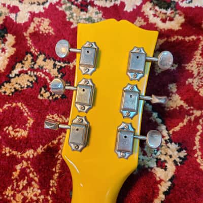 1990's Greco Les Paul Junior Jr Double Cut (EJR) TV Yellow, Made in Japan MIJ image 20