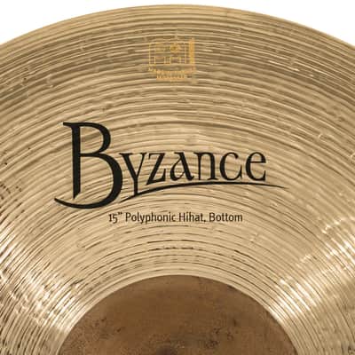 Meinl B15POH-B Byzance Polyphonic HiHat 15" Brilliant - Crash Cymbal image 10
