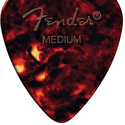 Fender 451 Classic Celluloid Guitar Picks, SHELL - MEDIUM, 12-Pack (Dozen) image 5