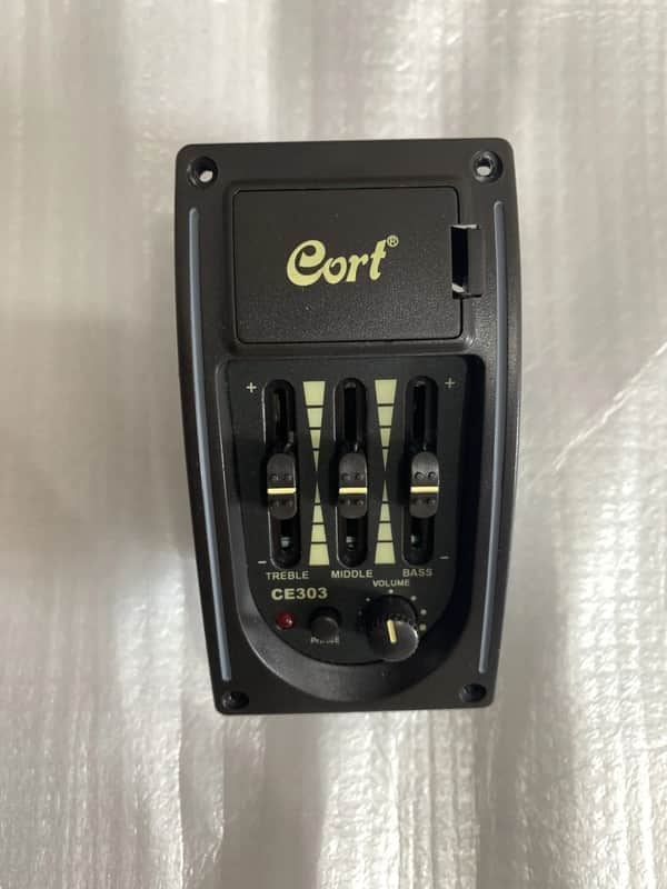 Cort Acoustic Guitar Preamp Pickup EQ Equalizer image 1