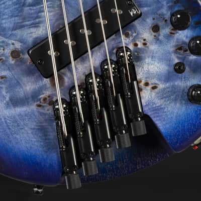 Ibanez Bass Workshop EHB1505MS-PLF Pacific Blue Burst Flat - 5-String Electric Bass Bild 6