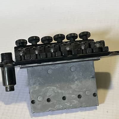 2000's Black Electric Guitar Licensed Floyd Rose Double Locking Tremolo Bridge image 5