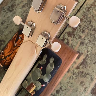 Taconic #221 String Electric Cigar Box Mandolin - Padron Damaso - Sherwood Green - Video image 8