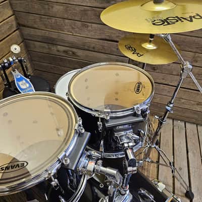 Drum Kit Pearl Export EX, Black Complete USED! RKEXP140326 image 6