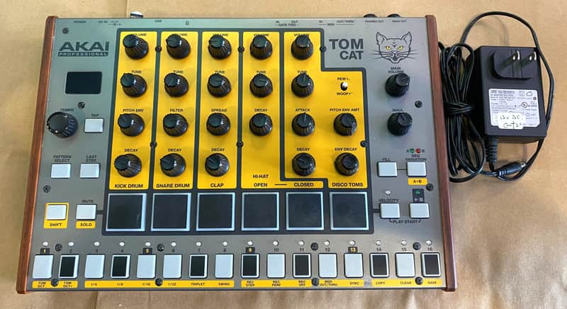 Akai Tom Cat Analog Drum Machine 2015 - Present - Yellow image 1