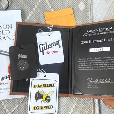Gibson Custom Shop Historic R8 Les Paul Vintage Cherry Sunburst VOS Left Handed image 15