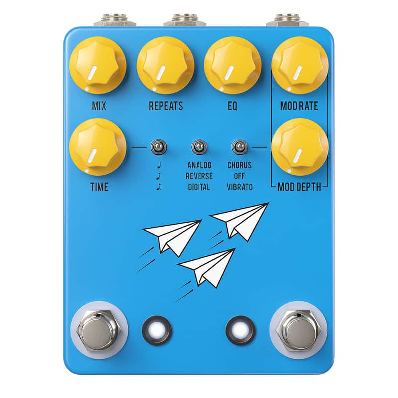 JHS Pedals Flight Delay Pedal Blue image 1