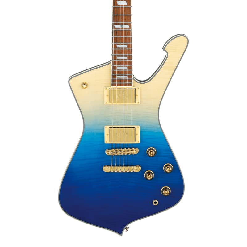 Ibanez IC420FMTBG Iceman Transparent Blue Gradation w/bag image 1