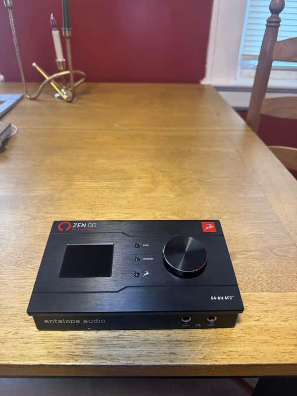 Antelope Audio Zen Go Synergy Core USB Type-C Audio Interface 2021 - Present - Black image 1