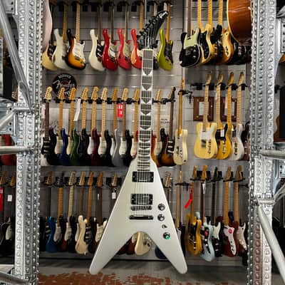 Gibson   Dave Mustaine Signature Silver Metallic Sparkle image 2