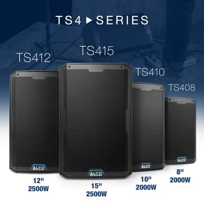ALTO TS408 2000W 8" Powered PA Speaker with 3 Channel Mixer, Bluetooth Streaming image 3