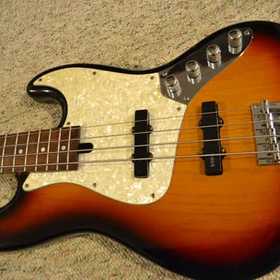 Modulus Genesis Vintage Jazz 4 (GVJ4) 2002 3 Color Sunburst image 3