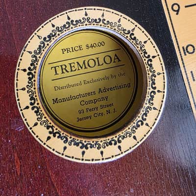 Rare 40’s Tremoloa 30's Stringed Hawaiian Instrument 50's Vintage Zither Autoharp image 4
