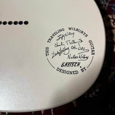 Gretsch TW-500 Traveling Wilburys 1987 - 1990 signed Albert Lee Bild 3