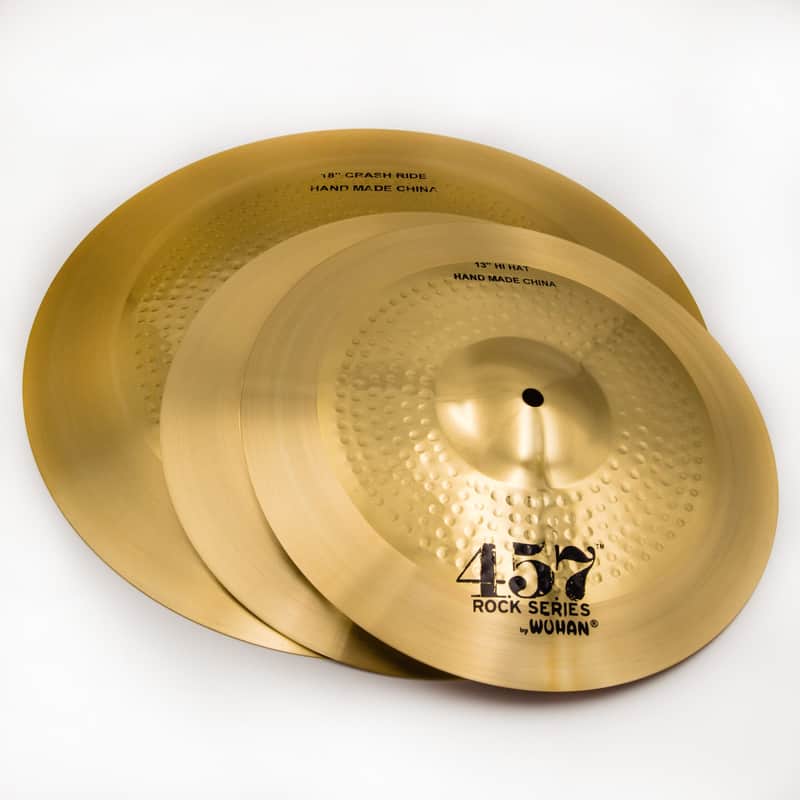 Wuhan 457 Rock Cymbal Set 13/18 image 1