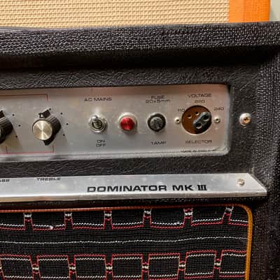 Vintage 1970s WEM Watkins Dominator MK3 MKIII 1x12 Valve Guitar Amplifier Combo image 4