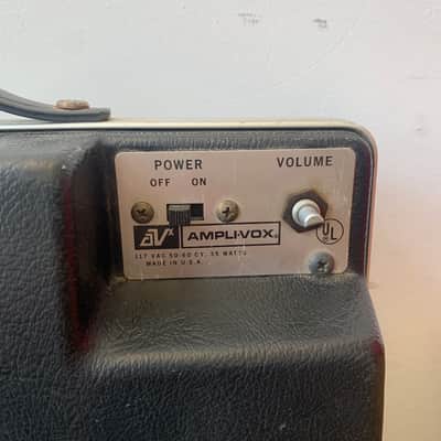 Ampli-Vox by Perma-Power S-220 Portable Announcer PA System 1970's-1980's Lo Fi Circuit Bent Mic image 4