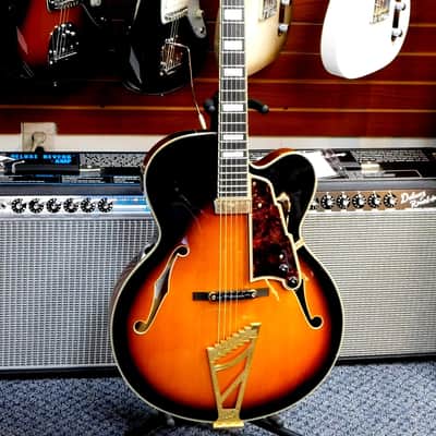 2016 D'Angelico Excel EXL-1 Hollowbody Electric Guitar w/Case! Dark Iced Tea Burst! VERY NICE!!! image 2