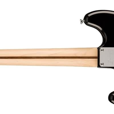 Squier Squier Sonic Bronco Bass, Black, Laurel Fingerboard image 2