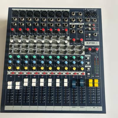 Soundcraft EPM-8 Multi-Format 8-Channel Mixer 2010s - Blue image 1