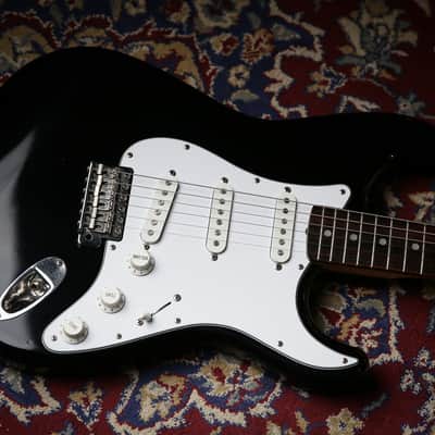 1992/93 Squier Japanese Stratocaster Black image 7