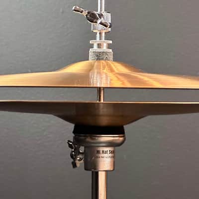 Paiste 14" 2002 Black Label Heavy Hihat Cymbal Pair - 950/1040g image 9