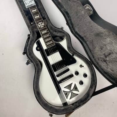 ESP LTD Iron Cross - James Hetfield Metalica Model White Super Clean, set up, ready to go . HSC included! image 2