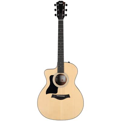 Taylor 114ce Grand Auditorium Left-Handed Acoustic-Electric Guitar, Natural, with Gig Bag image 4