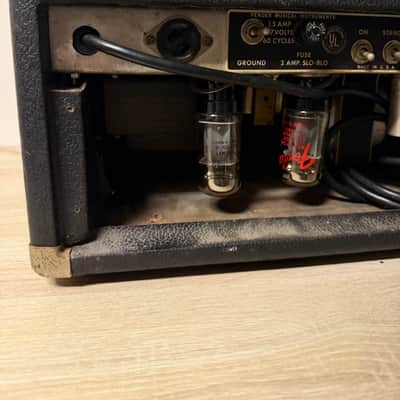 Fender Bassman "Drip Edge" 2-Channel 50-Watt Guitar Amp Head 1968 - 1969 - Silverface image 8