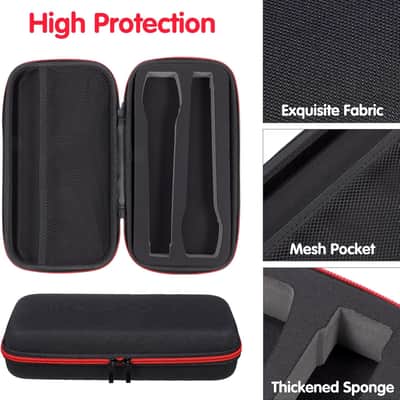 1Pcs Dual Mic Bag Microphone Carrying Travel Case Wireless Microphone Case Hard Microphone Pouch Storage Pouch for Travel image 6