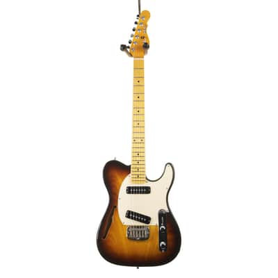 G&L USA ASAT Special Semi-Hollow Thinline Electric Guitar, Sunburst w Case image 3