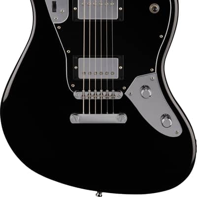 Fender Limited Edition Player Fusion Jaguar Baritone Black image 3