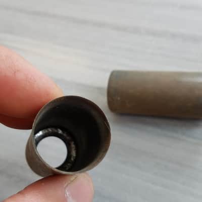 Unknown Pair (2) Tube Shields 6AU6 7-pin Snap-on S20-01 Vintage Vacuum 1950s-1960s image 6