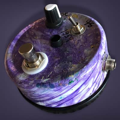 Player's Gear's History of Rock British Style Overdrive Pedal - Purple swirl image 2