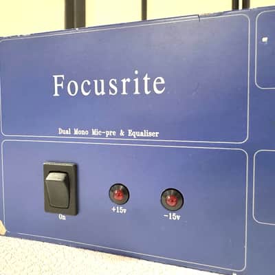 Vintage Focusrite ISA 215 Dual Mono Mic Pre and Equalizer 1990s - Blue image 6