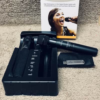 Behringer Ultralink (B) ULM202USB Pair Wireless Handheld Microphones w/ USB Receiver image 3