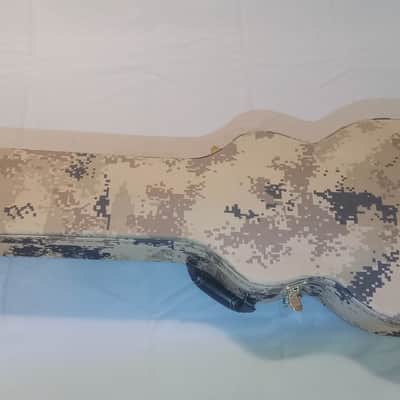 Xaviere XV-500 Les Paul Greenburst - with Desert Storm Camo case image 3
