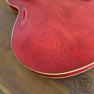 Yamaha SA700, “335” Guitar, 1977, Persimmon Red, 1ST YEAR PRODUCTION image 8