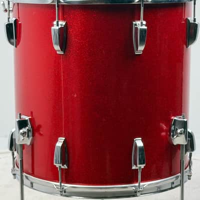 Ludwig 20/13/16" "Super Beat" Drum Set - Red Sparkle w/ COB Rims image 15
