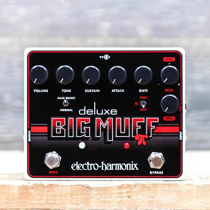 Electro-Harmonix Deluxe Big Muff Pi Fuzz with Foot-Switchable Mids Effect Pedal image 1