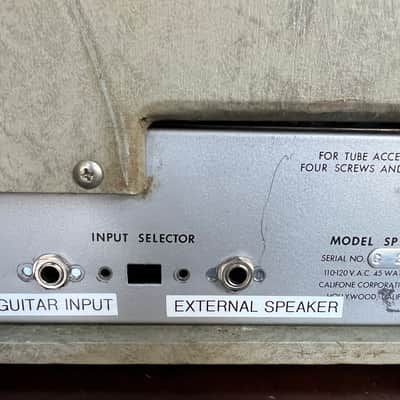 Vintage 1960’s Califone SP 30 “The Music Monitor”/Tube Guitar Amp~LoFi Fuzz God~RARE AMP~Hollywood, CA *MUST SEE VIDEO* image 12