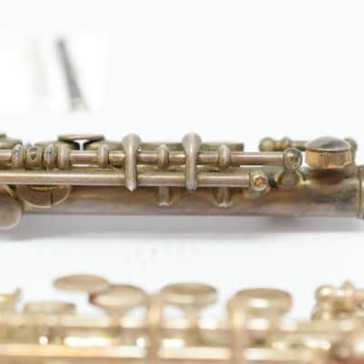 Vintage Selmer Solid Silver Handmade Piccolo Set *TWINS* C & Db for Repads image 18