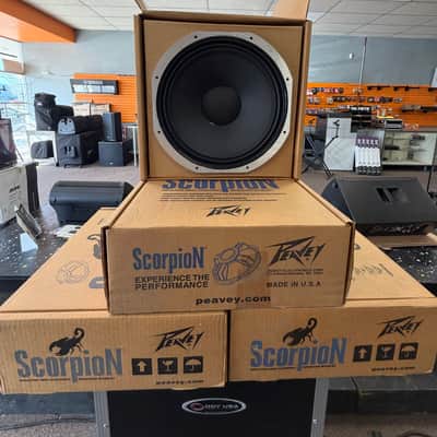 Peavey 0015020 SP-15825 Scorpion 15" 8 Ohm Replacement Subwoofer Driver 2010s - Black image 1