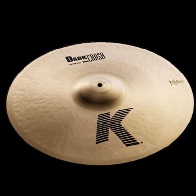 Zildjian 18" K Dark Thin Crash Cymbal - MINT! image 1