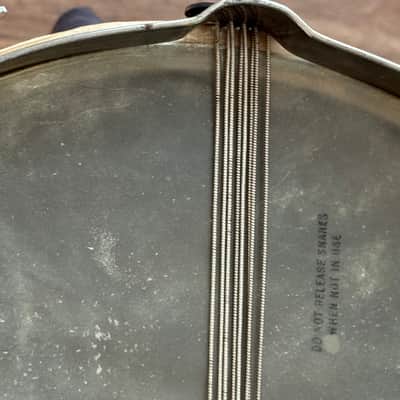Vintage Ludwig Junior Orchestral Brass 3.5 x 13" Snare Drum Vintage 20's image 8