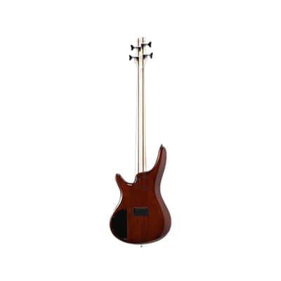 Ibanez Standard SR370E Fretless Bass Guitar - Brown Burst image 4