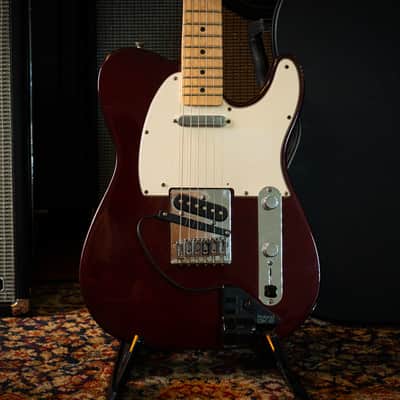 Fender Standard Telecaster – 2006 – Red Wine – Maple Fretboard – w/ Roland GK-2 Pickup – Very Good Condition – w/ Hardcase image 1