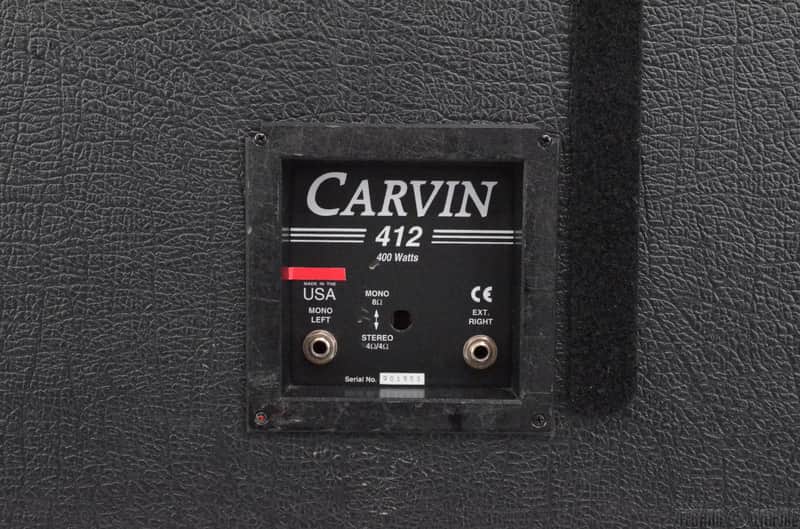 Carvin Legacy C412 4x12 16 Ohm Angled Speaker Cabinet Owned By