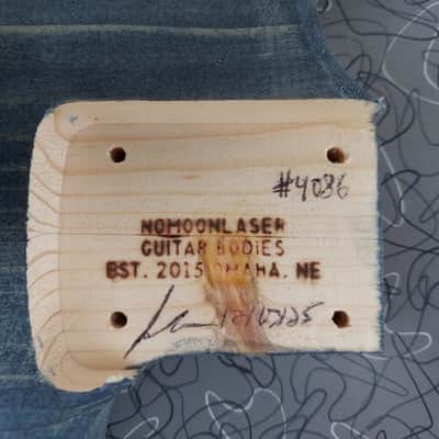 Guitar Body Mustang Style Nitro Finish Barncaster Pinecaster Nomoonlaser image 4